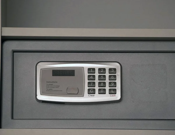 Hotel Room Electronic Safe Locker — Stock Photo, Image