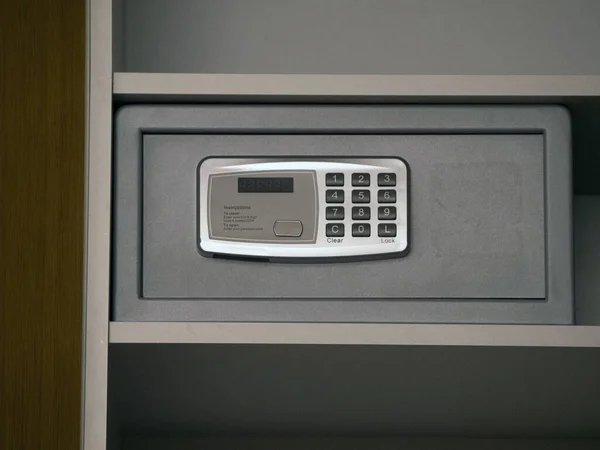 Hotel Room Electronic Safe Locker — стоковое фото