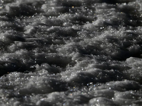 겨울에는 얼어붙은 매몰되어 — 스톡 사진