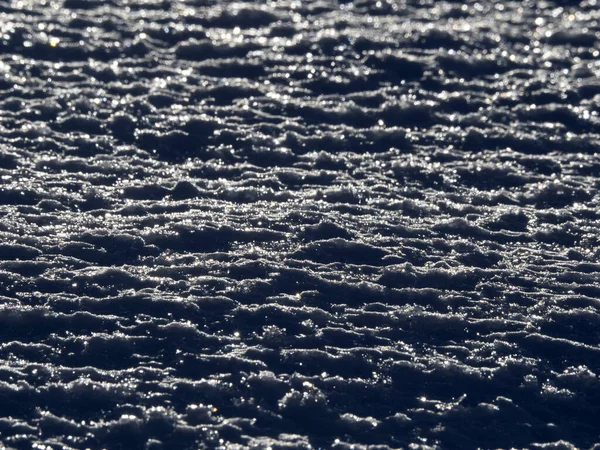 Dolomites Mountains Frozen Snow Detail Winter — Stock Photo, Image