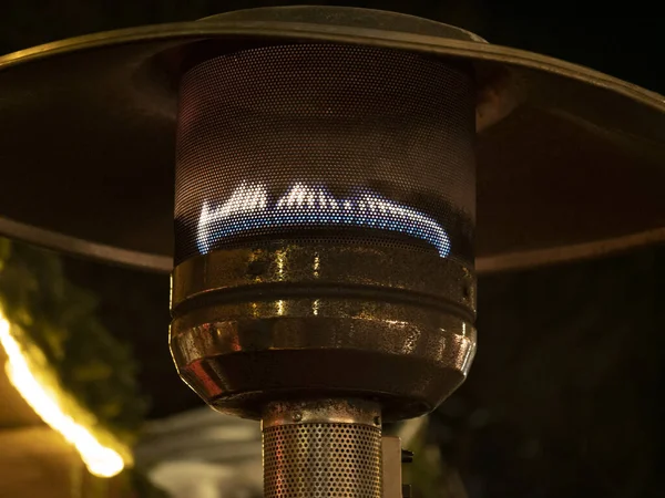 Gas Heater Detail Flame — Stock Photo, Image