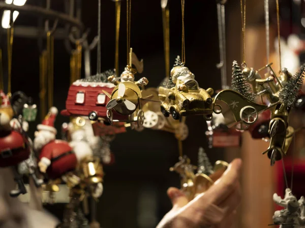 Brunico Traditional Christmas Market Decorations — Zdjęcie stockowe