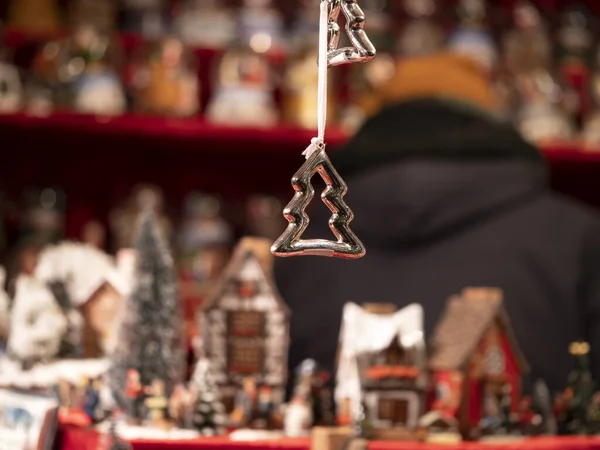 Brunico Traditional Christmas Market Decorations — Stockfoto