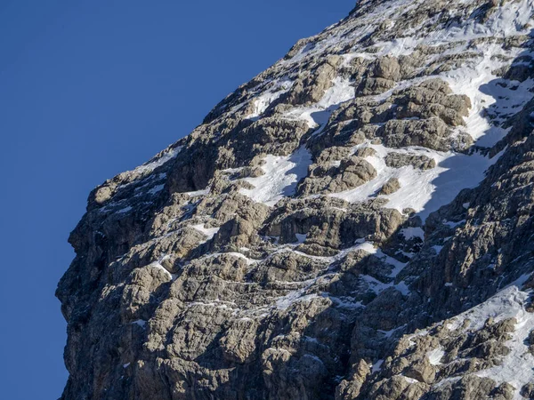 Dolomites Snow Panorama Val Badia Armentara Hill — Stock fotografie