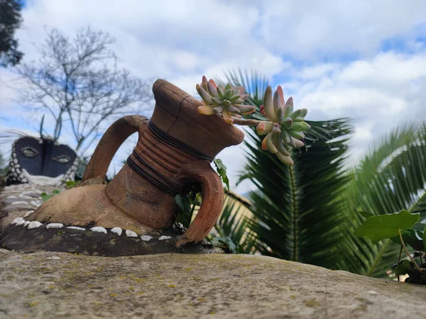 Cinque Terre Ceramiche Sul Sentiero Escursionistico — Foto Stock