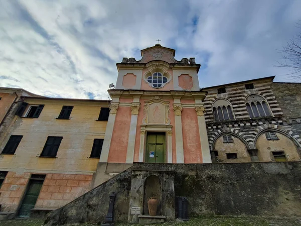 Lavagna Talya Daki Fieschi Kilisesi Bazilikası — Stok fotoğraf