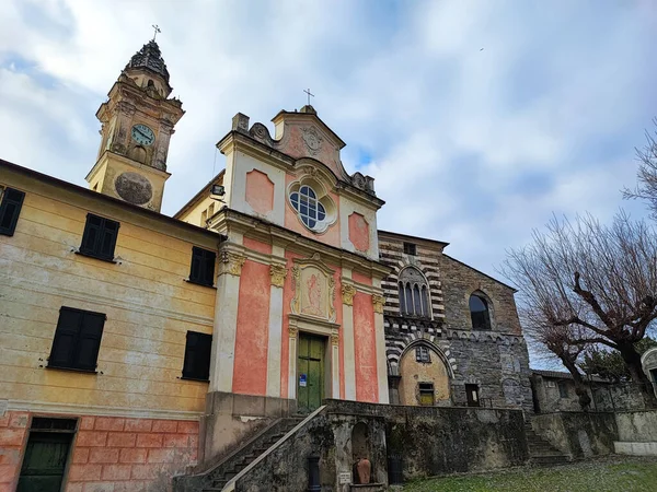 Lavagna Talya Daki Fieschi Kilisesi Bazilikası — Stok fotoğraf