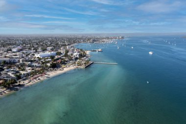 La paz bcs Meksika hava manzaralı Panorama şehir manzaralı baja california sur 