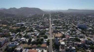 La paz bcs Meksika hava manzaralı Panorama şehir manzaralı baja california sur 