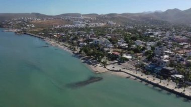 La paz bcs Meksika hava manzaralı Panorama şehir manzaralı baja california sur 