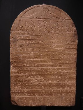 Mısır hiyeroglifleri Cenaze kireçtaşı 6 hanedan ayrıntıları
