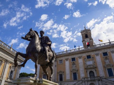 Campidoglio Capitoline Hill manzaralı Roma
