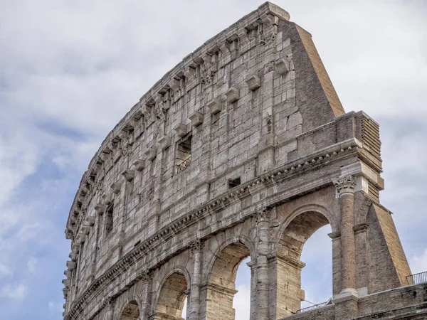 Rzym Koloseum Colosseo Starożytny Widok Amfiteater — Zdjęcie stockowe