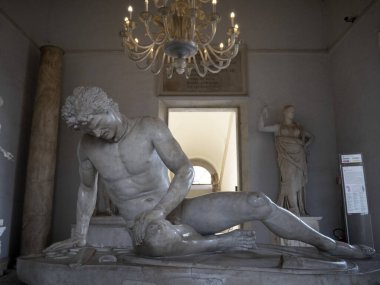 Capoline Galaksisi Eski Roma mermer klasik heykeli