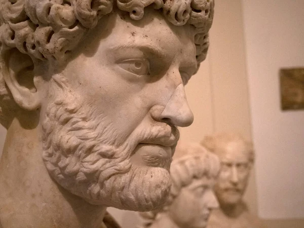 Socrat Old Roman Marble Classical Statue — Stock Photo, Image
