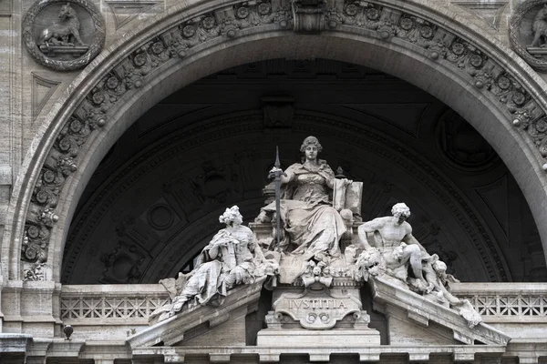 Roma Corte Cassazione Edifício Palácio Suprema Justiça Vista — Fotografia de Stock