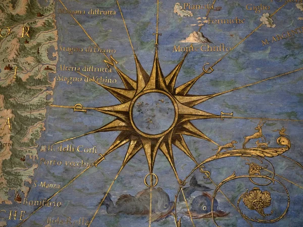 Vatikanstadt Rom Februar 2022 Berühmte Geografische Landkarten Nach Coronavirus Wieder — Stockfoto
