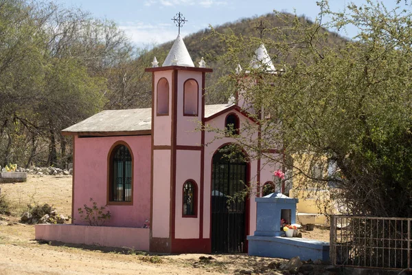 Antiguas Tumbas Del Cementerio Mexicano Triunfo Pueblo Minero Baja California —  Fotos de Stock