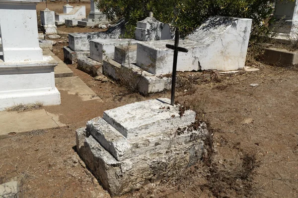 Oude Mexicaanse Kerkhof Graven Triunfo Mijnbouw Dorp Baja California Sur — Stockfoto