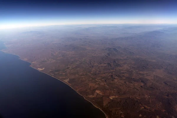Puerto Vallarta Pobřeží Mexiko Guadalajara Pole Sopky Letecký Pohled Panorama — Stock fotografie