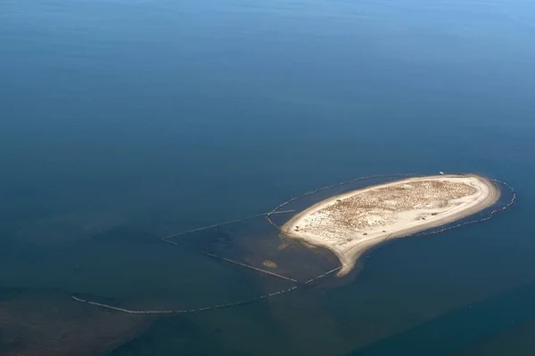 Hodowla Ostryg Rybackich Paz Mexico Baja California Sur Samolotu Panorama — Zdjęcie stockowe