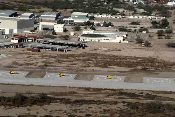 Paz Baja California Sur Airport Luchtfoto Mexico — Stockfoto