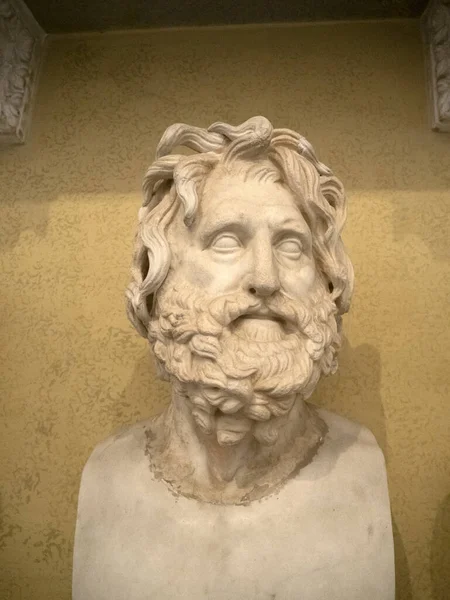 Alte Römische Marmorfigur Skulptur Statue Detail — Stockfoto