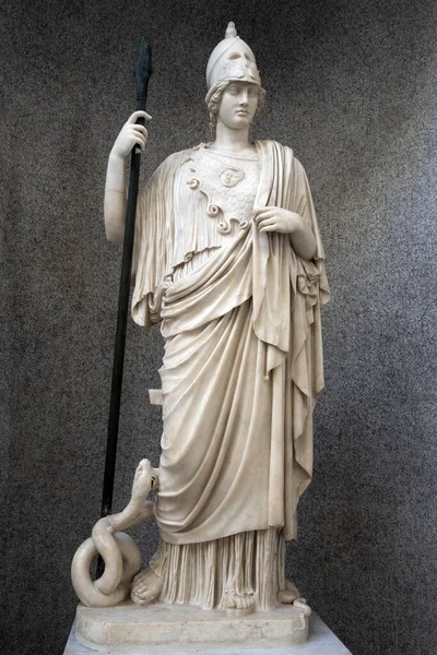 Παλιά Μαρμάρινη Ρωμαϊκή Φιγούρα Γλυπτική Λεπτομέρεια Αγάλματος — Φωτογραφία Αρχείου