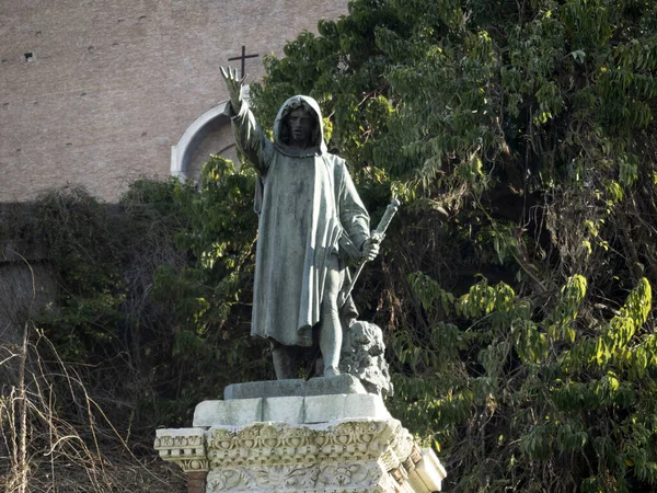 Estatua Cola Rienzo Detalle Roma — Foto de Stock