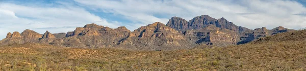 Baja California Sur Road Loreto Sierra Mountains Landscape Panorama Mexico — Stock fotografie