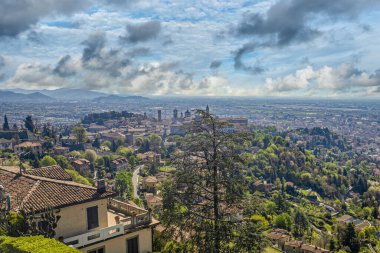 Bergamo Ortaçağ havacılık manzarası