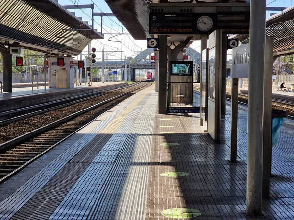 Rogoredo Milan Tågstation Italien Järnväg — Stockfoto
