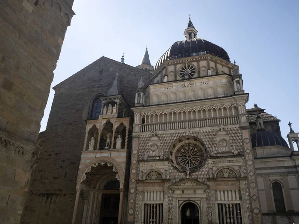 Santa Maria Maggiore Kostel Bergamo Itálie — Stock fotografie