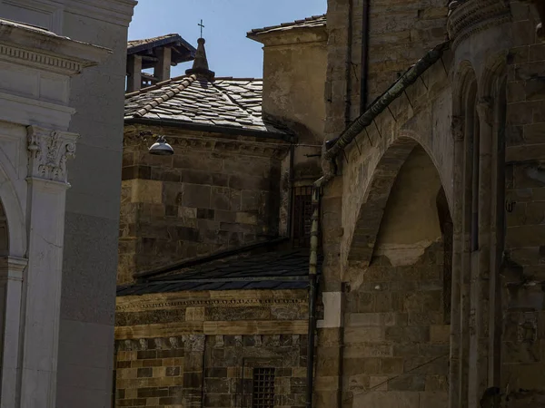 Санта Мария Маджоре Церковь Bergamo Italy — стоковое фото
