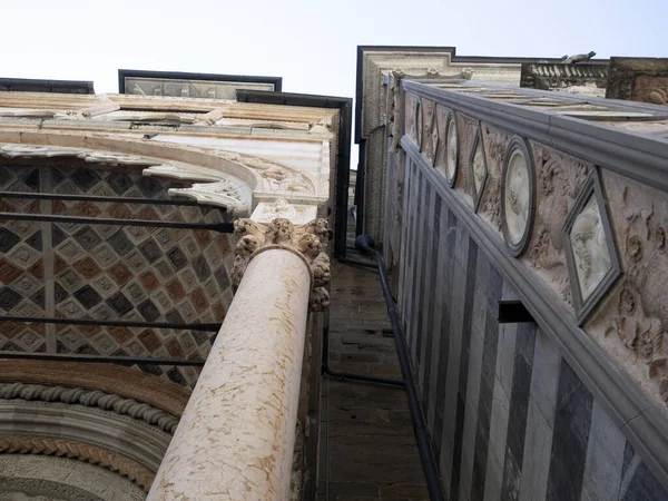 Санта Марія Маджоре Церква Бергамо Циталія Закрита — стокове фото