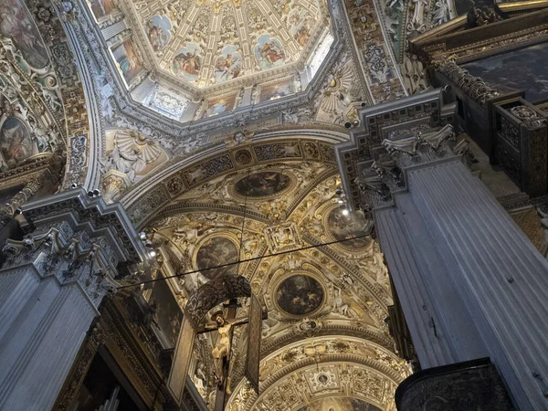 Santa Maria Maggiore Kyrka Bergamo Italy — Stockfoto