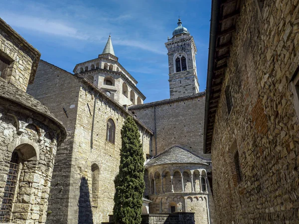 Santa Maria Maggiore Kościół Bergamo Włochy — Zdjęcie stockowe