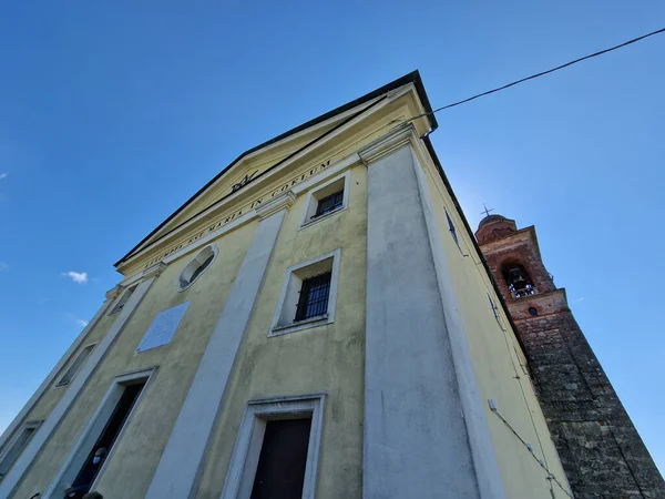 Madonna Montespineto Antigo Santuário Igreja Piemonte — Fotografia de Stock