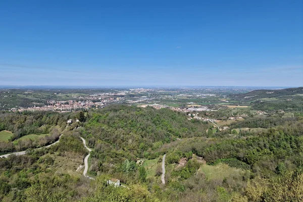 Serravalle Scrivia Hava Manzarası Manzarası — Stok fotoğraf
