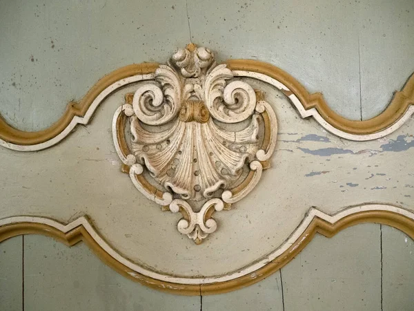 Plastic Filler Classic Renaissance Decoration Detail — Zdjęcie stockowe