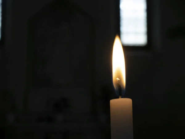 Sant Antonio Saint Antony Votive Candles Detail Church — Stock fotografie