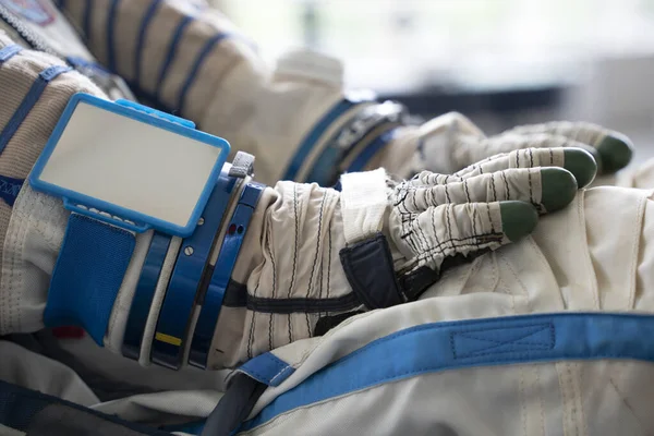 Astronaut Space Suit Gloves Close Detail — Stock Photo, Image