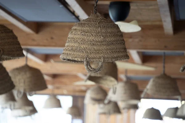 Flip Wicker Basket Hanging Ceiling — Stock Photo, Image