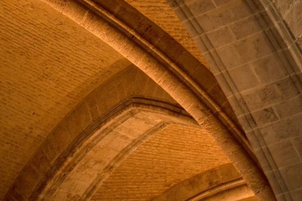 Valencia Gothic Church Arch Detail — Stock Photo, Image