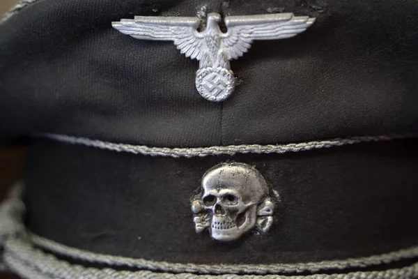Nazi Officier Hat Close — Photo