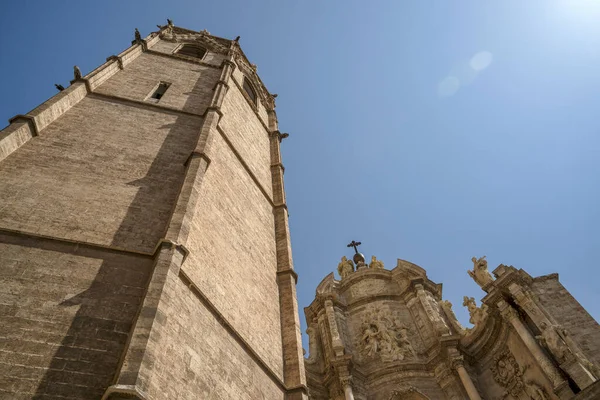 Valencia Spanya Tarihi Gotik Katedral Kilisesi — Stok fotoğraf