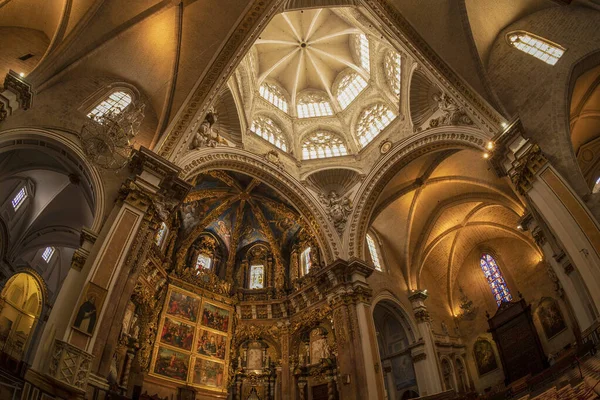 Valencia Spain Historic Gothic Cathedral Church — Stock Photo, Image