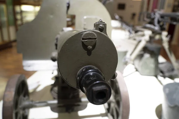 War Cannon Gun Detail Close — Stock Photo, Image