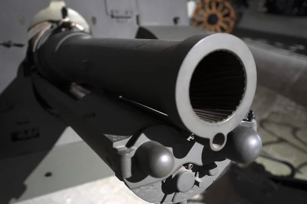 War Cannon Gun Detail Close — Stock Photo, Image