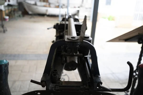 War Cannon Gun Detail Close — Stock fotografie